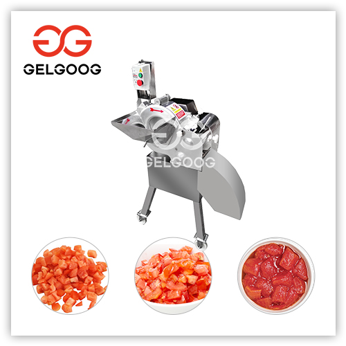 Stainless Steel Tomato Cube Cutting Machine With 3-20mm Cubes